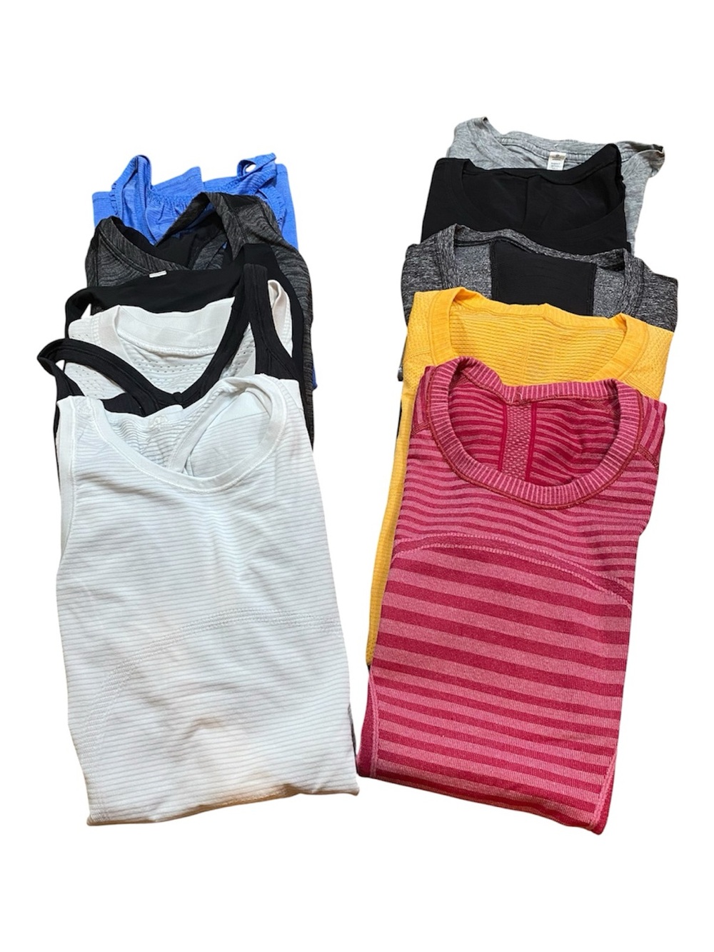 Lululemon T-Shirt &Tank Bundle Size 8 Reseller Bundle 11 Pieces Lot of Lululemon